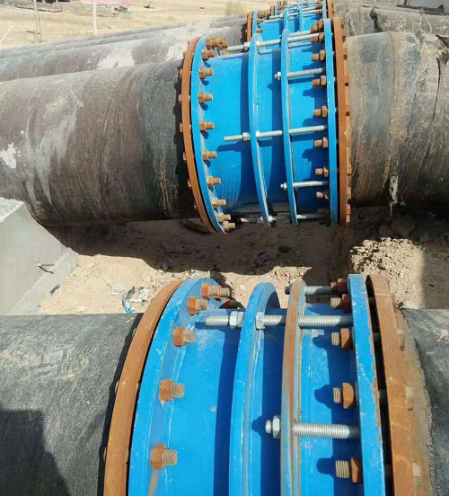 伸縮器案安裝現場